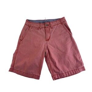 Lee Denim Dungarees Vintage Chino Mens Shorts 29 Flat Front Pink Salmon Casual